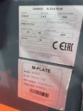 Használt targonca TOYOTA 8FBE15T ELEKTRO DREIRADFRONTSTAPLER (13068337)