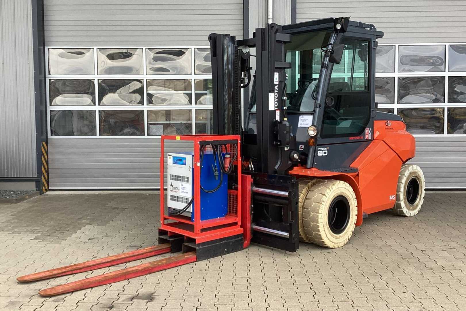 Használt targonca TOYOTA 9FBM80T ELEKTRO VIERRADFRONTSTAPLER (13051026)