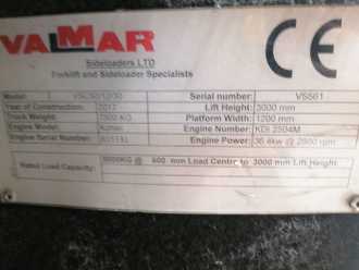 Használt targonca VALMAR VSC50/12/30 DIESEL SEITENSTAPLER (12737541)