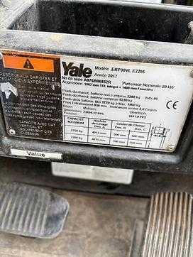 Használt targonca YALE ERP 30 VL Value ELEKTRO VIERRADFRONTSTAPLER (13004493)