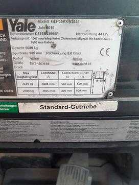 Használt targonca YALE GLP35 VX V2445 GAS VIERRADFRONTSTAPLER (13061700)