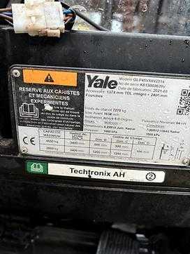 Használt targonca YALE GLP45VX 6 - value  GAS VIERRADFRONTSTAPLER (13004463)