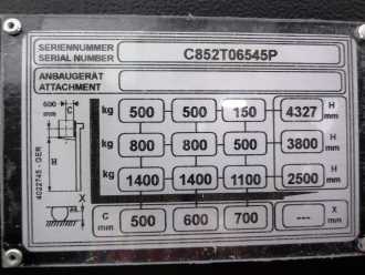 Használt targonca YALE MS 14 IL ELEKTRO HOCHHUBWAGENDEICHSEL (13070805)