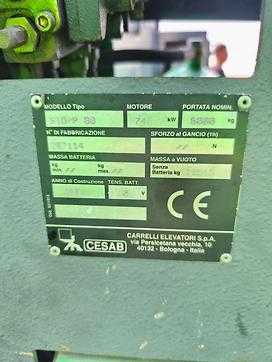 Heftruck gebruikt CESAB SID/P80 DIESEL VIERRADFRONTSTAPLER (13054471)