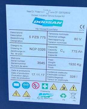 Heftruck gebruikt DAEWOO B32X ELEKTRO VIERRADFRONTSTAPLER (12959301)