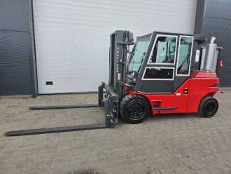 Heftruck gebruikt DAN_TRUCK 8450DG Container-Indoor-Stapler -TRIPLEX DIESEL VIERRADFRONTSTAPLER (12938871)