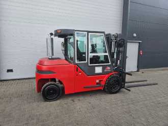 Heftruck gebruikt DAN_TRUCK 8450DG Container-Indoor-Stapler -TRIPLEX DIESEL VIERRADFRONTSTAPLER (12938871)