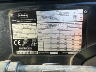 Heftruck gebruikt DOOSAN D-45SC-7 DIESEL VIERRADFRONTSTAPLER (13025096)