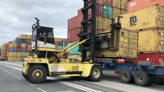 Heftruck gebruikt FANTUZZI FDC 25 K7 DB DIESEL CONTAINERSTAPLER (12308539)
