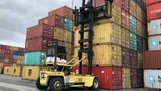 Heftruck gebruikt FANTUZZI FDC 25 K7 DB DIESEL CONTAINERSTAPLER (12308539)