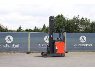 Heftruck gebruikt FENWICK Fenwick-Linde R14-01 ELEKTRO SCHUBMASTSTAPLER (13050506) backdrop
