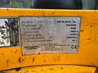 Heftruck gebruikt HUBTEX ESP30 ELEKTRO HOCHHUBWAGENFAHRERSTAND (12569095)
