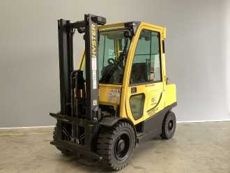 Heftruck gebruikt HYSTER H3.50FTG GAS VIERRADFRONTSTAPLER (13063525) backdrop