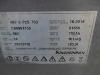 Heftruck gebruikt JUNGHEINRICH EFG 218 GE120-330ZZ ELEKTRO DREIRADFRONTSTAPLER (12776602)