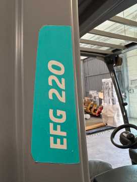 Heftruck gebruikt JUNGHEINRICH EFG 220 G160-318ZZ ELEKTRO DREIRADFRONTSTAPLER (13059552)