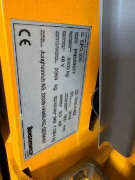 Heftruck gebruikt JUNGHEINRICH EFG 220 G160-318ZZ ELEKTRO DREIRADFRONTSTAPLER (13059552)