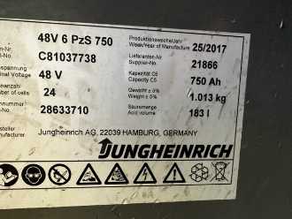 Heftruck gebruikt JUNGHEINRICH EFG 316 G-464DZ ELEKTRO VIERRADFRONTSTAPLER (12823124)