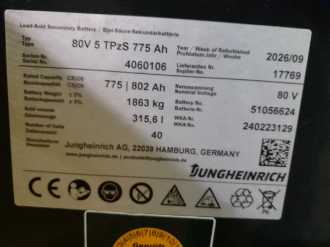 Heftruck gebruikt JUNGHEINRICH EFG 535k SP GE 120- 470DZ ELEKTRO VIERRADFRONTSTAPLER (13066947)