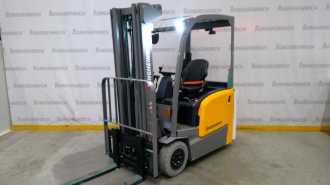 Heftruck gebruikt JUNGHEINRICH EFG BB 216k 480DZ ELEKTRO VIERRADFRONTSTAPLER (13070630) backdrop