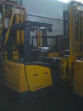 Heftruck gebruikt JUNGHEINRICH EFX 413  x+f 120 450ZT ELEKTRO HOCHREGALSCHMALGANGSTAPLER (3250971) backdrop