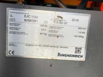 Heftruck gebruikt JUNGHEINRICH EJC 112z Baujahr 2019 Stunden 1113 Akku 2024 ELEKTRO HOCHHUBWAGENDEICHSEL (13075988)