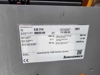 Heftruck gebruikt JUNGHEINRICH EJC 214 Baujahr 2021 / Triplex 4,7M/ NEUWERTIG ELEKTRO HOCHHUBWAGENDEICHSEL (13074501)