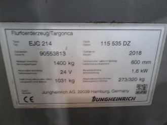 Heftruck gebruikt JUNGHEINRICH EJC 214 G 115-535 DZ Li-Ion ELEKTRO HOCHHUBWAGENDEICHSEL (13037981)