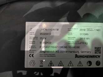Heftruck gebruikt JUNGHEINRICH EJC 214 Li 115-430 DZ ELEKTRO HOCHHUBWAGENDEICHSEL (13066946)