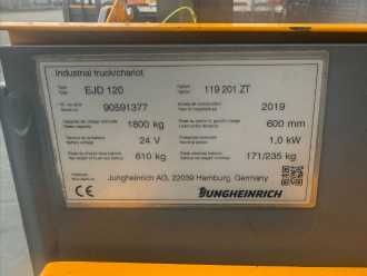 Heftruck gebruikt JUNGHEINRICH EJD 120 Baujahr 2019 Stunden 3186 HH 2010 ELEKTRO HOCHHUBWAGENDEICHSEL (13022501)