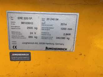 Heftruck gebruikt JUNGHEINRICH ERE 225 Baujahr 2014 Akku 2021 Gabellänge 2,4M ELEKTRO NIEDERHUBKOMMISSIONIERER (13074918)