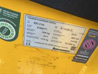 Heftruck gebruikt JUNGHEINRICH ESC214z ELEKTRO HOCHHUBWAGENFAHRERSITZ (13073630)