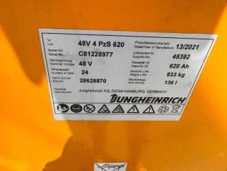 Heftruck gebruikt JUNGHEINRICH ETV 112 Baujahr 2021 / Stunden 4257 TOP ZUSTAND ELEKTRO SCHUBMASTSTAPLER (13053471)