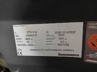 Heftruck gebruikt JUNGHEINRICH ETV 214 KH SP E GE 115 872 DZ ELEKTRO SCHUBMASTSTAPLER (13054429)