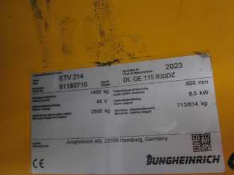 Heftruck gebruikt JUNGHEINRICH ETV 214 SP DL GE 115-830 DZ ELEKTRO SCHUBMASTSTAPLER (13055276)