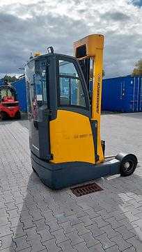 Heftruck gebruikt JUNGHEINRICH ETVC16 Kabine und Video ELEKTRO SCHUBMASTSTAPLER (13073415)
