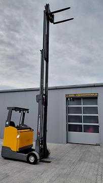 Heftruck gebruikt JUNGHEINRICH ETVC16 mit Video + ZVG ELEKTRO SCHUBMASTSTAPLER (13036140)