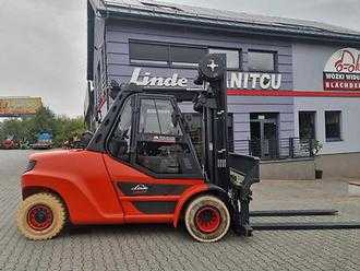 Heftruck gebruikt LINDE H80T-03/1100 GAS VIERRADFRONTSTAPLER (12999472)