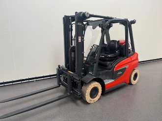 Heftruck gebruikt LINDE 1202 H 25 T-01 GAS VIERRADFRONTSTAPLER (13039802) backdrop