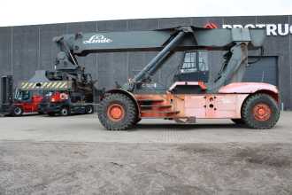 Heftruck gebruikt LINDE C4531TL DIESEL REACHSTACKER (12867632) backdrop