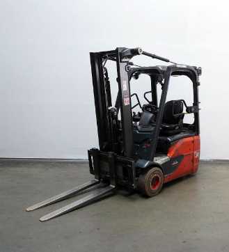 Heftruck gebruikt LINDE E 14 EVO 386-02 ELEKTRO DREIRADFRONTSTAPLER (12981065) backdrop