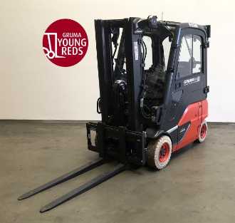 Heftruck gebruikt LINDE E 16 P EVO 386-02 ELEKTRO VIERRADFRONTSTAPLER (12795727) backdrop