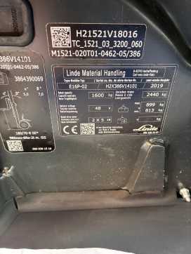 Heftruck gebruikt LINDE E 16 P EVO ELEKTRO VIERRADFRONTSTAPLER (13074686)