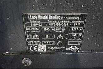 Heftruck gebruikt LINDE E 16P-02 - Nur 3.041 Stunden ELEKTRO VIERRADFRONTSTAPLER (13041520)