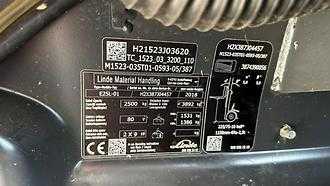 Heftruck gebruikt LINDE E 25L-01 - Triplex - 4.962 Stunden ELEKTRO VIERRADFRONTSTAPLER (13074313)