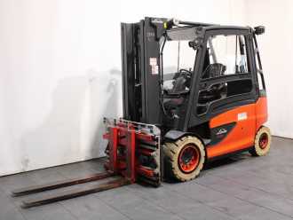 Heftruck gebruikt LINDE E 50 HL-01 388 ELEKTRO VIERRADFRONTSTAPLER (12871718) backdrop
