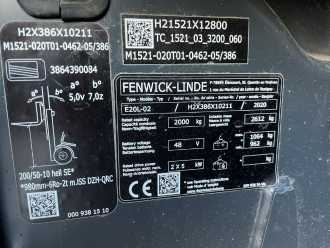 Heftruck gebruikt LINDE E20L-02 ELEKTRO DREIRADFRONTSTAPLER (13075447)