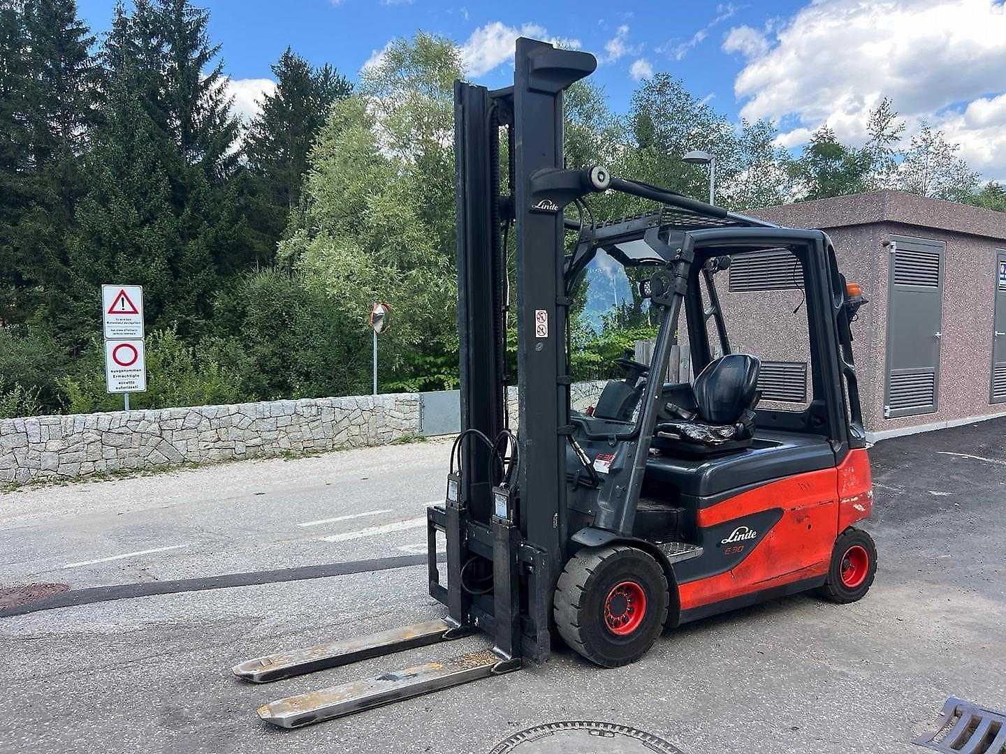 Heftruck gebruikt LINDE E30L - 4495mm ELEKTRO VIERRADFRONTSTAPLER (13076919)