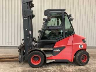 Heftruck gebruikt LINDE E70-01 BR1279 ELEKTRO VIERRADFRONTSTAPLER (13075077) backdrop