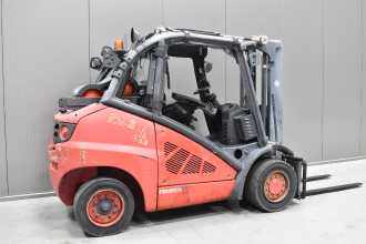 Heftruck gebruikt LINDE H 45 T - 01 /57672/ GAS VIERRADFRONTSTAPLER (13041522)