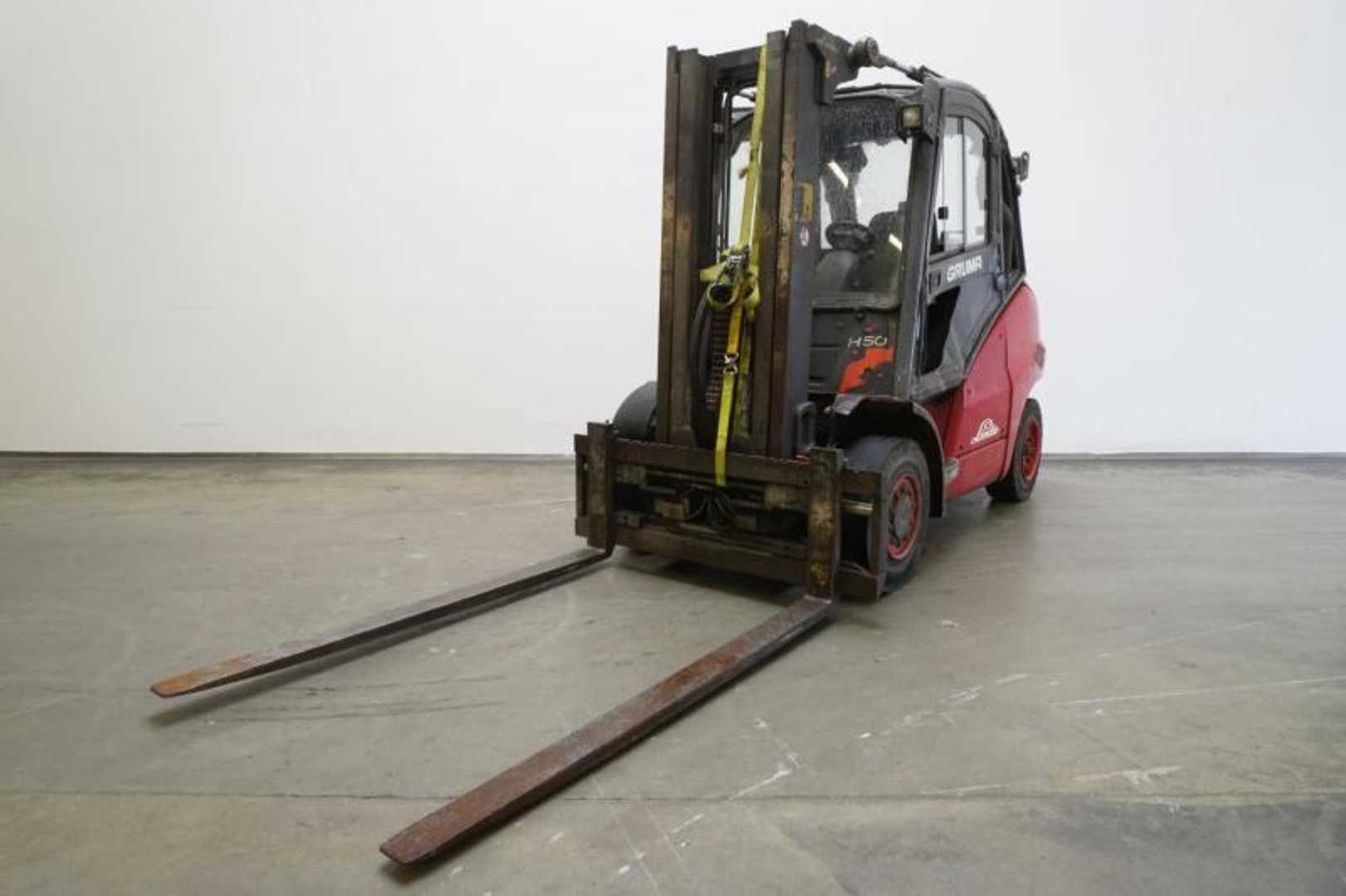 Heftruck gebruikt LINDE H 50 T 394 GAS VIERRADFRONTSTAPLER (13053505)